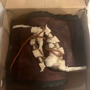 Sorel Joan of Arctic Wedge II shearling boots